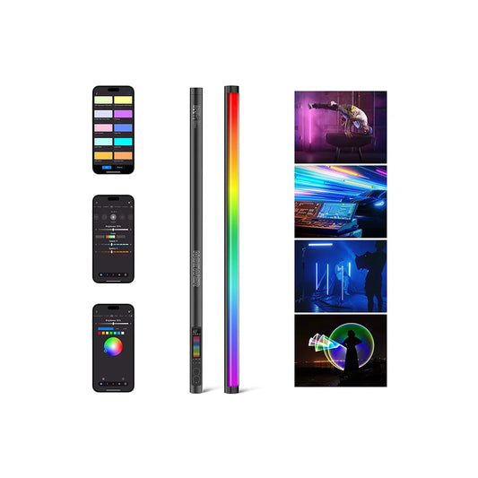 مصابيح أنبوبية NEEWER TL90C RGB بقدرة 30 وات مع تحكم عن طريق التطبيق/2.4G/DMX