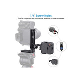 Jognee Quick Release L Mount, DSLR Camera Mount L-Bracket Vertical with Quick Release Plate, Camera Holder, 1/4 Inch Screw Arca Swiss for Manfrotto DJIv