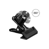 Tripod Multi-Function Camera Clip Clamp Flash Holder Mount Photography Stand with 360 Swivel Ball-Head 1/4''