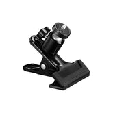 Tripod Multi-Function Camera Clip Clamp Flash Holder Mount Photography Stand with 360 Swivel Ball-Head 1/4''
