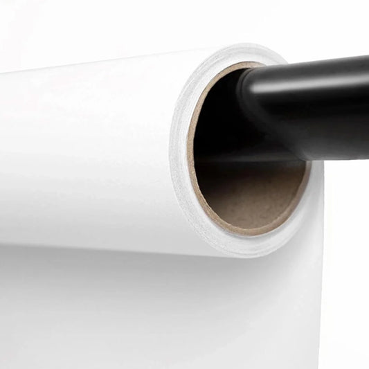 White Paper Roll Photography Studio Backdrop Full Length