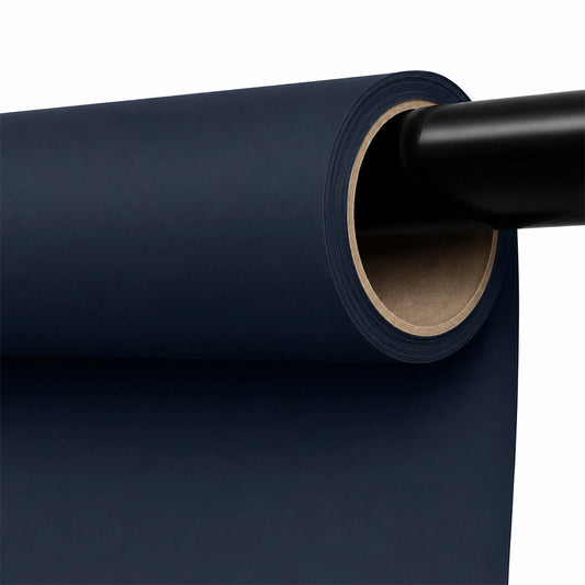 Dark Blue Paper Roll Photography Studio Backdrop Full Length (2.7 x 10M)