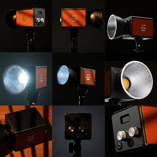 Photography lighting ZSYB W80B 80W LED Handheld Photography Light 2700K-6500K Photo Studio Live Fill Light Photographic Equipment