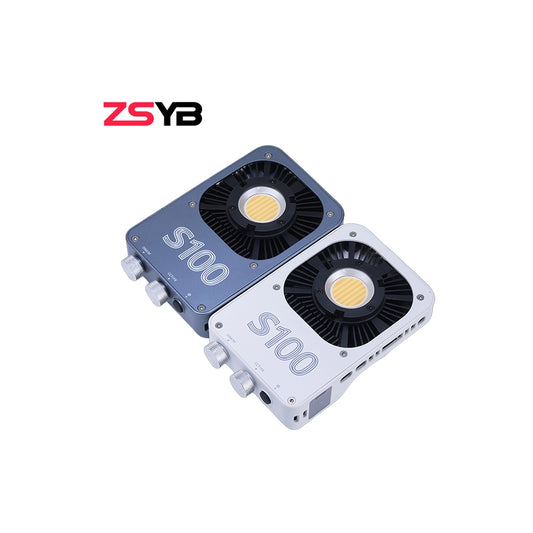 إضاءة تصوير فوتوغرافي ZSYB S100 جيب 100 واط بلونين 2700 كلفن - 6500 كلفن ضوء تصوير COB