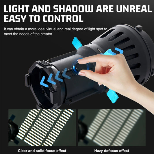 Lighting effect ZSYB YG100 Hot Sale Shooting Professional Photography Gobo Optical Snoot Photo Studio Accessories