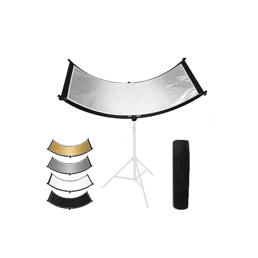 U-shaped 4 in 1 Light Reflector 180x60cm Arclight Curved Eyelighter Lighting Diffuser for Photography Filming Shootin
