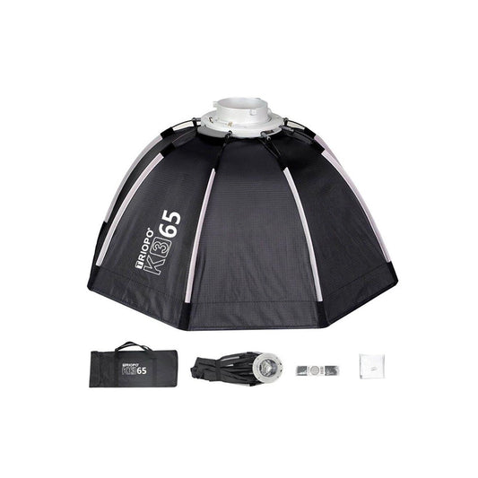 Softbox Triopo Quick Setup Octagon K3- 65cm + Honeycomb Grid with Detachable Bowens Mount