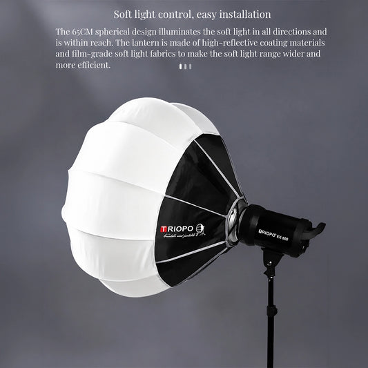 Lantern Softbox KQ55 Quick Release Bowens Mount for Studio Lights 55cm