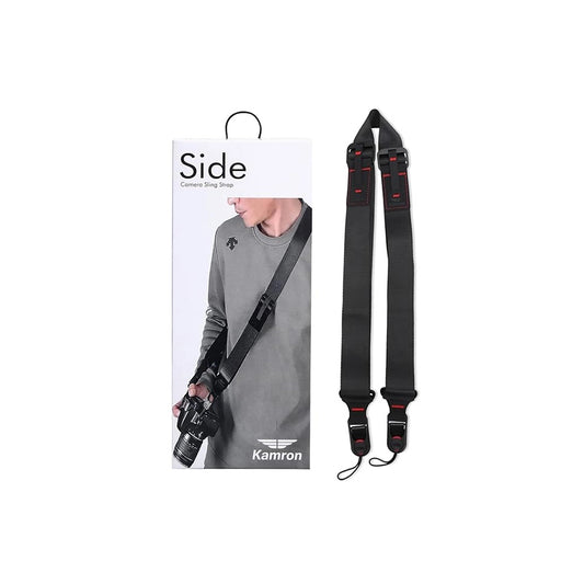 Kamron Side Camera Sling Strap – Adjustable Woven Nylon Neck & Shoulder Strap with Quick Release