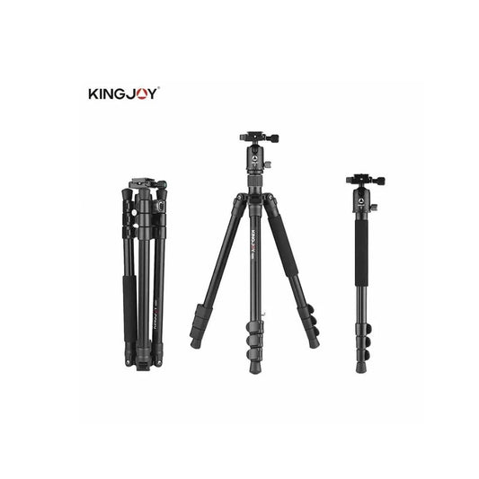 Monopod Kingjoy G555+G0 4-Section Travel Tripod Detachable