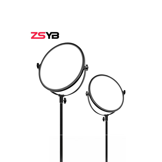 Photography lighting ZSYB PB-500Bi 80w Professional Mirror Shape Led Ring Light Panel Photographic Lighting