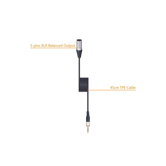 COMICA CVM-DL-XLR Lock Plate XLR Output Cable