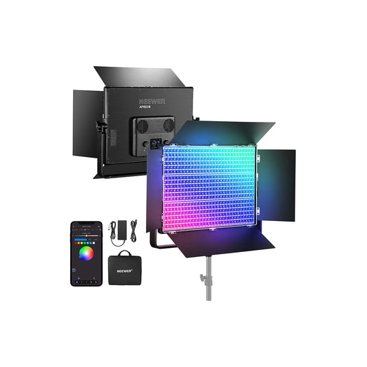 LED Panel Video Light Kit NEEWER AP150C 150W RGB